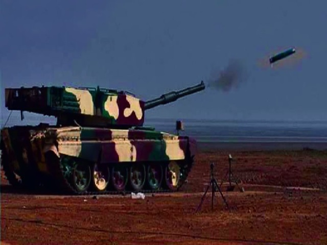Laser-guided ATGM successfully test-fired by DRDO